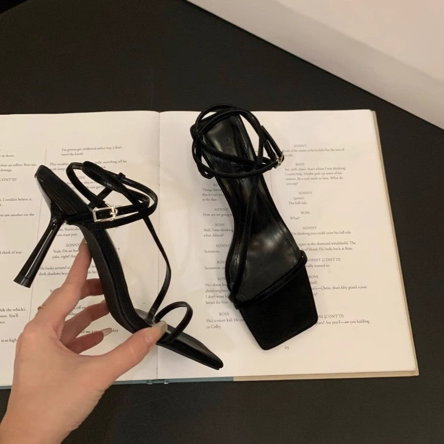 Damen elegante Slingback-Pumps mit verstellbaren Riemen R&B