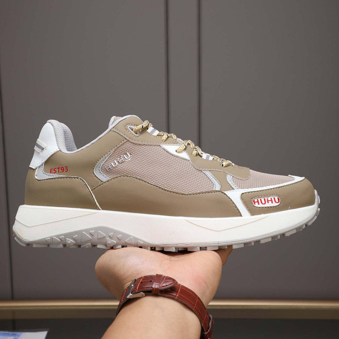 Damen Sportive Lauf-Sneaker mit rutschfester Sohle und atmungsaktiver Oberflächenstruktur R&B