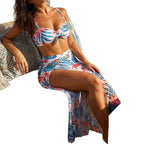Damen Bikini-Set mit verspieltem Schnitt und schickem Wickelrock
