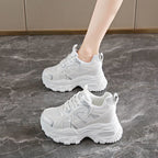 Damen Sportliche Chunky Sneakers mit atmungsaktiver Mesh-Oberfläche und robustem Design R&B