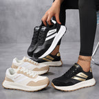 Damen Sportliche Freizeit-Sneaker mit atmungsaktivem Obermaterial und komfortabler Dämpfung