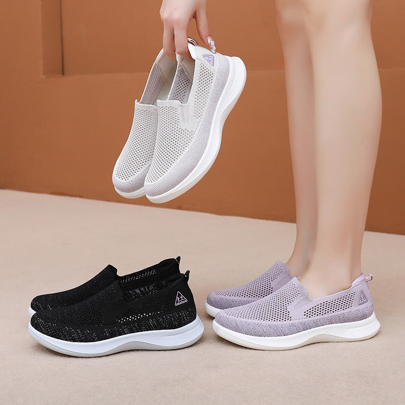 Damen Atmungsaktive Slip-On Sneakers mit flexiblem Komfort R&B