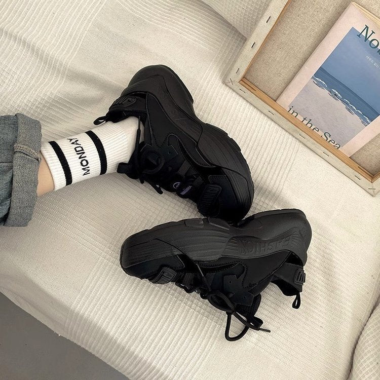 Damen Sportliche Chunky Sneakers mit modernem Design und stabiler Sohle R&B