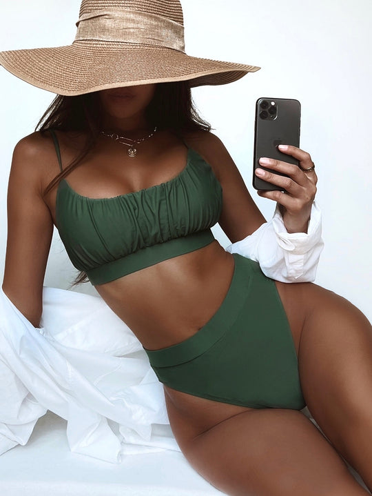 Damen Hochgeschnittener Bikini R&B