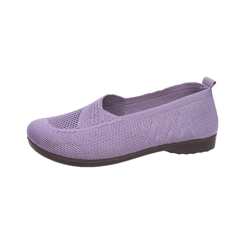 Damen Atmungsaktive Ballerinas mit elastischem Obermaterial R&B