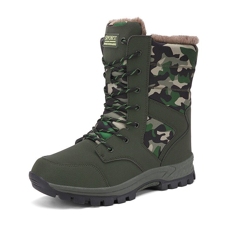 Damen isolierte Winterstiefel mit rutschfester Sohle R&B