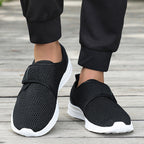 Damen Luftdurchlässige Freizeitschuhe mit flexiblem Klettverschluss