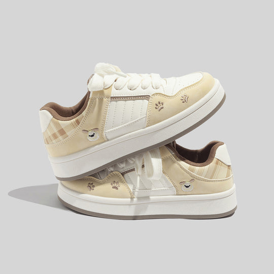 Damen Sneaker mit niedlichen Tierapplikationen und gepolsterter Innensohle R&B