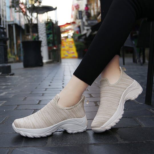 Damen Komfortable und atmungsaktive Freizeitschuhe mit flexiblem Slip-On Design R&B
