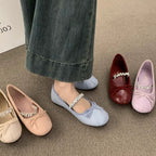 Damen Ballerinas mit elegantem Schleifenakzent und hochwertigem Innenfutter R&B
