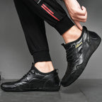 Herren Sportliche Freizeitschuhe aus atmungsaktivem Leder mit rutschfester Sohle R&B