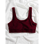 Damen Sportliches Crop-Top R&B