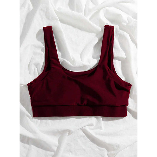 Damen Sportliches Crop-Top R&B