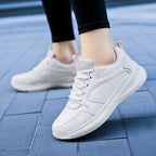 Unisex nan minimalistischer Kunstleder-Sneaker mit ergonomischer EVA-Zwischensohle und Zuglasche R&B