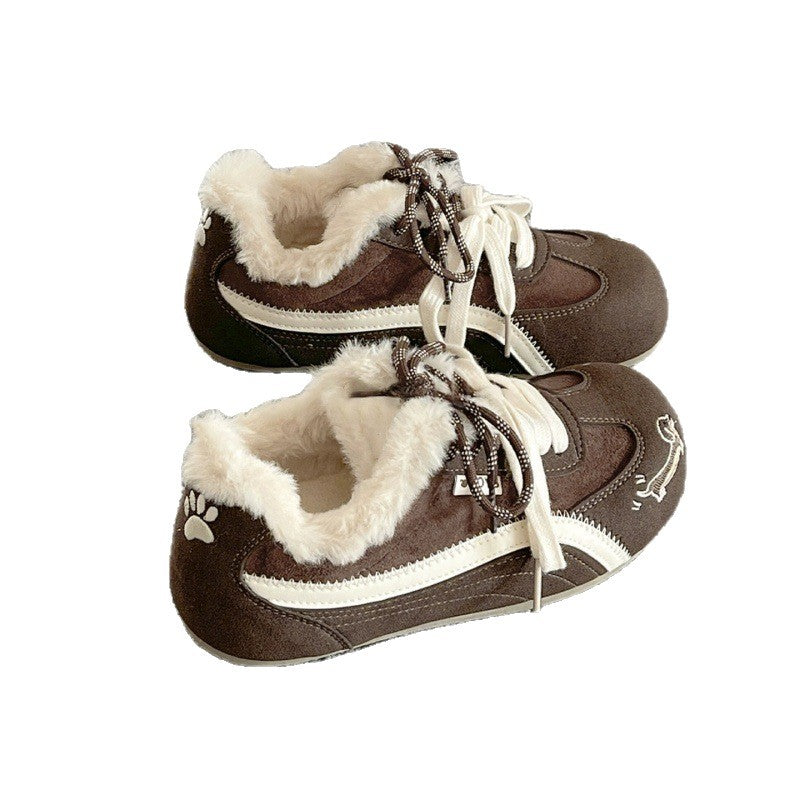Damen Sportliche Sneakers mit kuscheligem Innenfutter und strapazierfähigem Obermaterial R&B