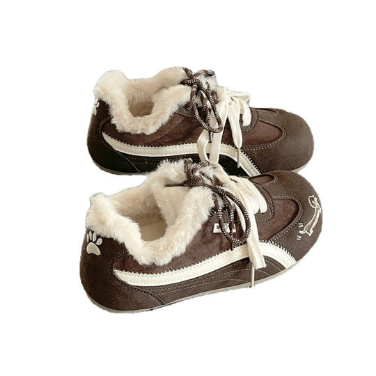 Damen Sportliche Sneakers mit kuscheligem Innenfutter und strapazierfähigem Obermaterial R&B