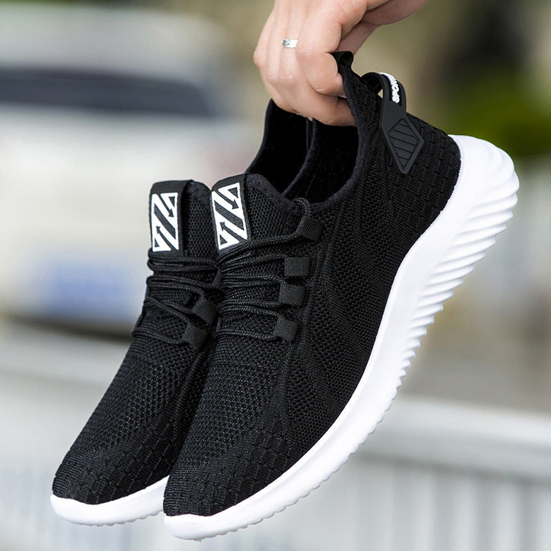 Damen Sportliche Sneakers mit flexiblem Mesh-Obermaterial und rutschfester Laufsohle R&B