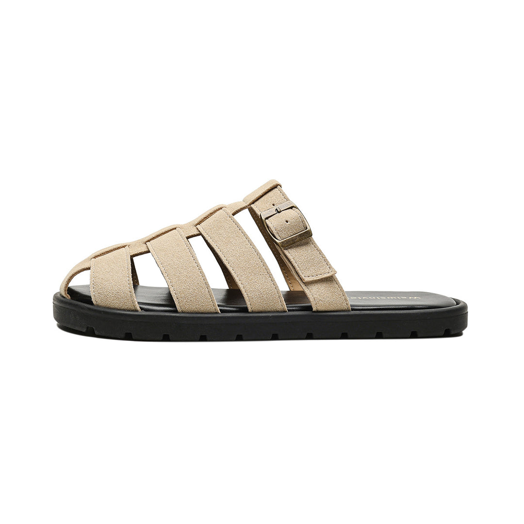 Damen bequeme und stylische Sandalen mit verstellbarem Riemen R&B