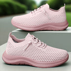 Damen Leichte und atmungsaktive Sneaker mit flexiblem Strickoberteil R&B
