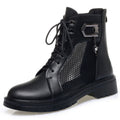 Damen Stiefeletten mit luftiger Netzstruktur und trendigem Design R&B