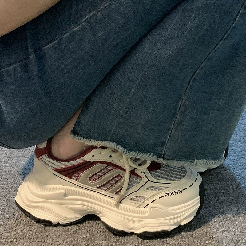 Damen Sportliche Sneaker mit dämpfendem Sohlenprofil und innovativem Mesh-Obermaterial R&B