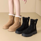 Damen Stiefeletten mit isolierendem Innenfutter und robustem Profilsohle R&B