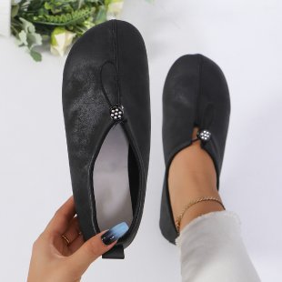 Damen modische Mokassins mit eleganter Schnürung R&B