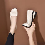 Damen Ballerinas mit eleganter Schleifenverzierung und komfortablem Absatz R&B