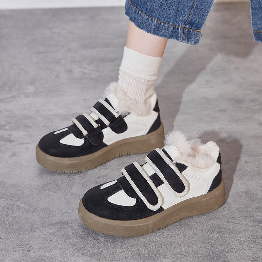 Damen Sportliche Sneaker mit praktischem Klettverschluss und weichem Futtermaterial R&B
