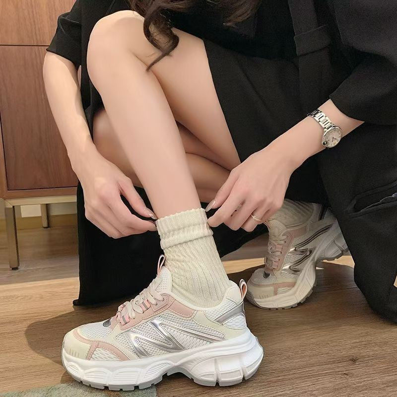 Damen Sportliche Sneakers mit atmungsaktiven Einsätzen und rutschfester Sohle R&B
