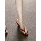 Damen Plateauschuhe mit modischem Riemendesign R&B