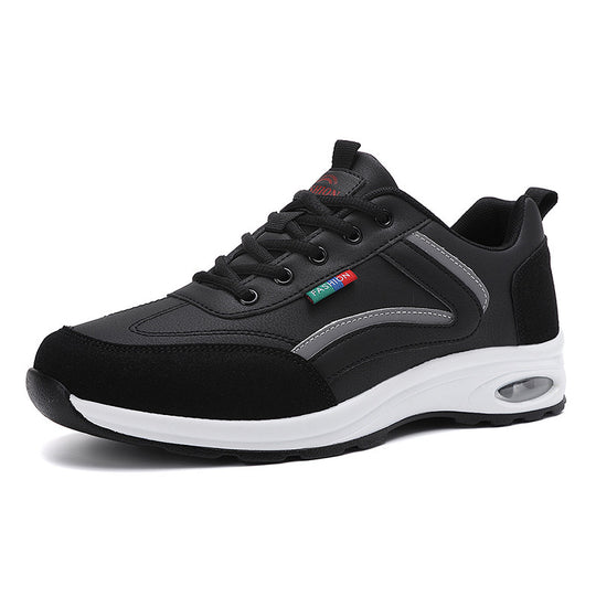 Herren nan urbaner Sneaker mit sichtbarer Luftkissen-Zwischensohle, stoßdämpfender Dämpfungsschaumsohle und reflektierenden Einsätzen R&B