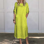 Damen Leichte Sommerkleid R&B