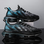 Damen sportliche Lauf-Sneaker mit luftiger Mesh-Oberfläche und stoßdämpfender Sohlentechnologie