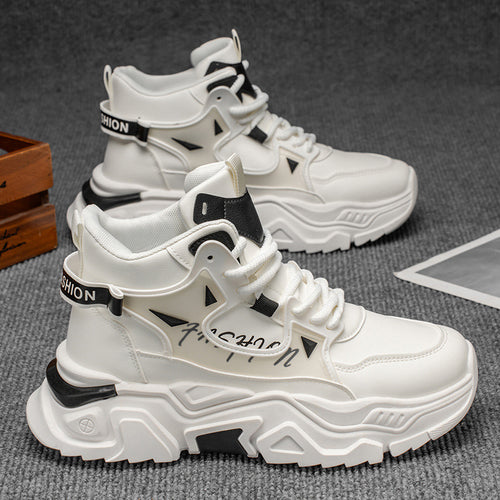 Damen modische High-Top Sneakers mit innovativem Design und stabiler Sohle R&B