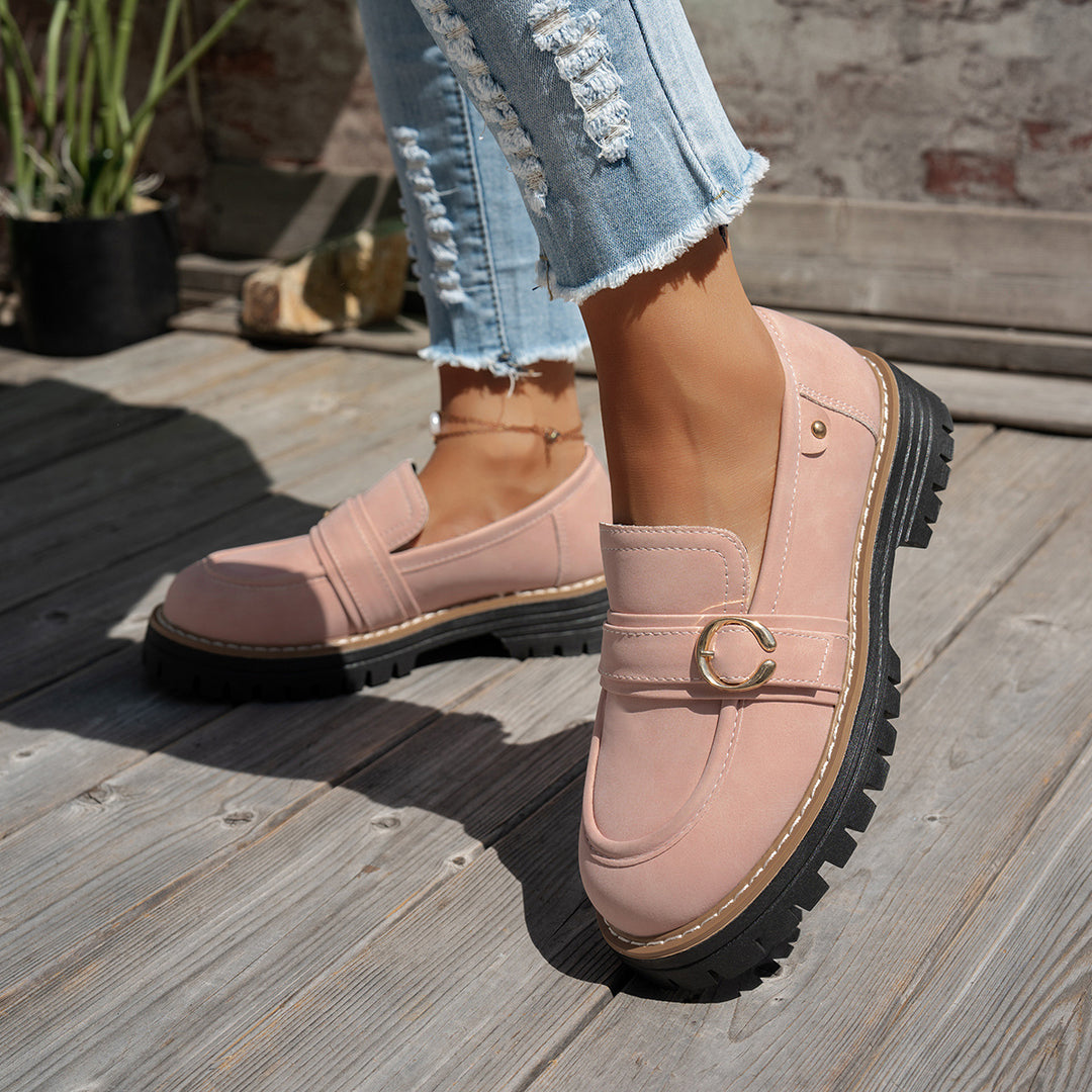 Damen bequeme Mokassins mit modischem Design R&B