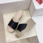 Damen Bequeme und stilvolle Plateausandalen R&B