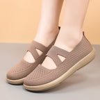 Damen Komfortable Slip-On Schuhe mit elastischen Einsätzen R&B