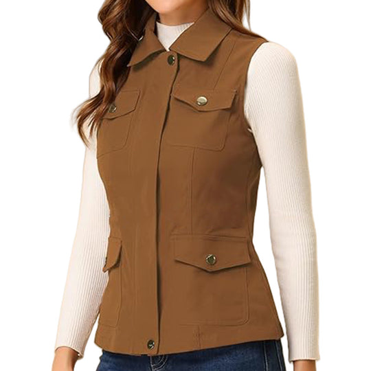 Damen Outdoor-Weste mit praktischen Taschen R&B