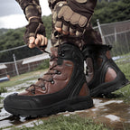 Herren wasserdichte Trekkingstiefel mit verstärktem Knöchelschutz und rutschfester Sohle R&B