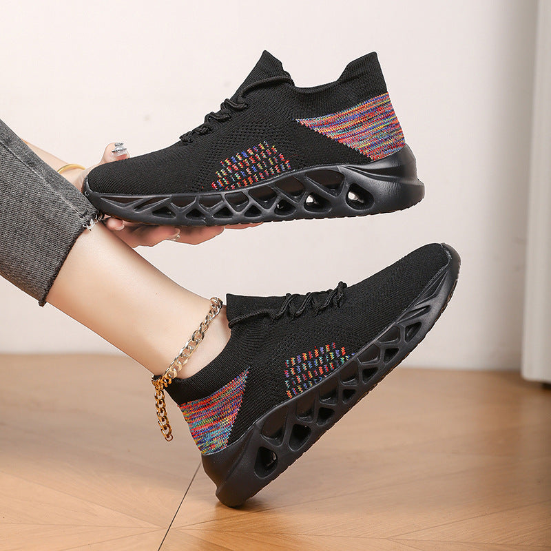 Damen Sportliche Lauf-Sneaker mit atmungsaktivem Obermaterial und dämpfendem Sohlenprofil R&B