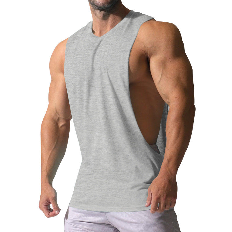 Herren Ärmelloses Sportshirt mit tiefem Rückenausschnitt und atmungsaktivem Material R&B