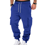 Herren Cargo-Sweatpants mit elastischem Bund und praktischen Seitentaschen R&B