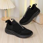 Herren nan urbaner Slip-On-Sneaker mit Klett-Frontverschluss, elastischem Zugsystem und mehrschichtiger Dämpfung R&B