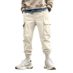 Herren Cargo-Hose mit verstellbarem Bund und praktischen Seitentaschen R&B