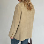 Damen Eleganter und bequemer Cord Blazer R&B