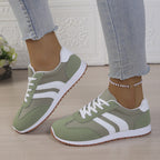 Damen Sportliche Freizeitsneaker mit praktischem Schnürverschluss R&B