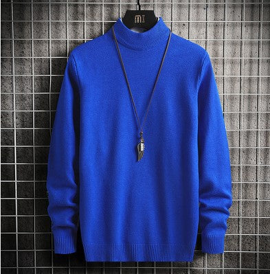 Herren warme Rollkragenpullover aus feinem Strickmaterial R&B