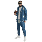 Herren sportlicher Freizeitanzug mit funktionalen Taschen und hochwertiger Verarbeitung R&B