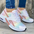 Damen Sportliche Fitness-Sneaker mit atmungsaktivem Obermaterial und stoßdämpfender Sohle R&B